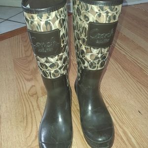 COACH Rain Boots